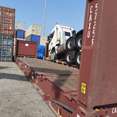 Груз RORO/OOG от китайского агента по перевозке грузов для грузовых грузовых автомобилей и бетонных смесителей и тракторов